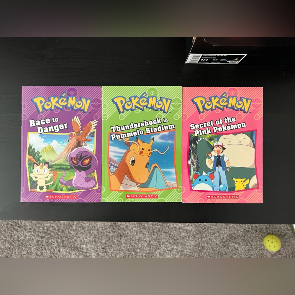 Pokémon books set of 3